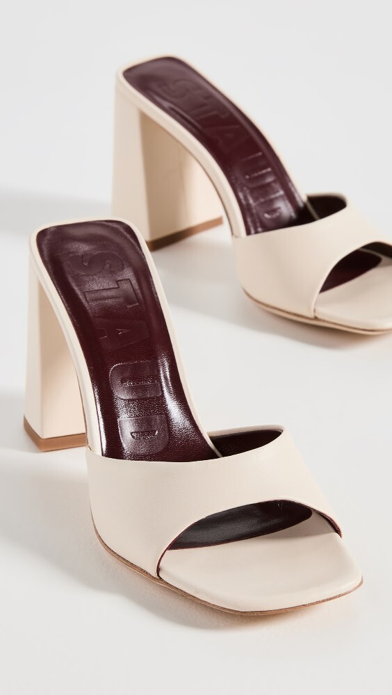 

Сандалии STAUD Sloane Heel, кремовый