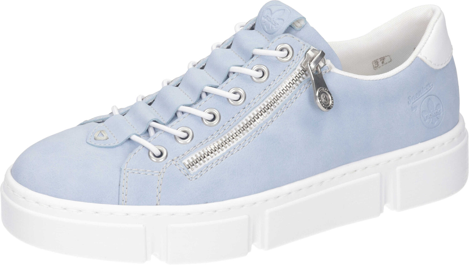 

Шлепанцы rieker Komfort, цвет aqua/weiss