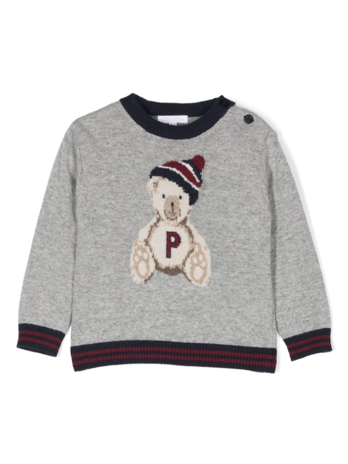 

Свитер с принтом Teddy Bear Patachou, серый