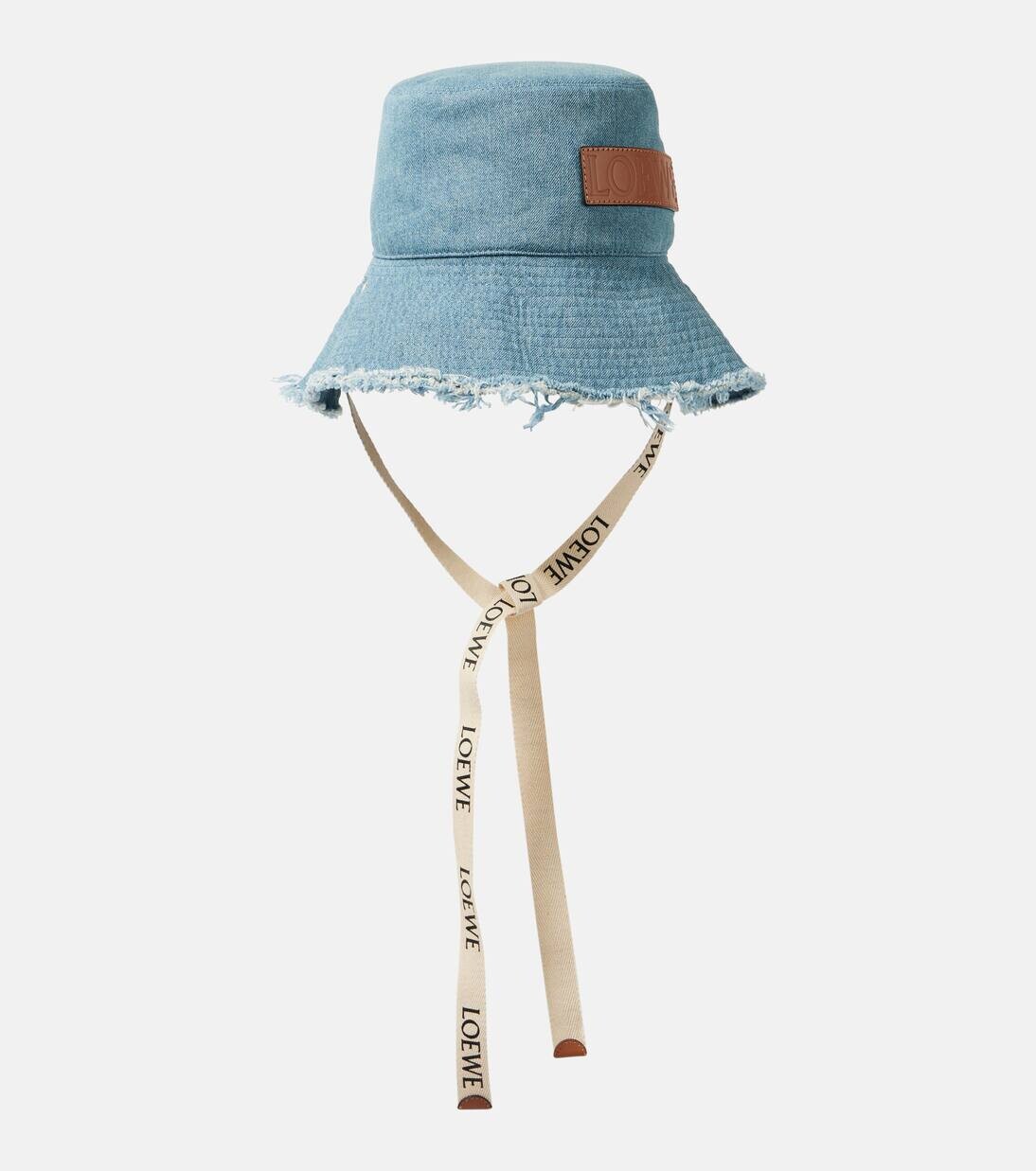 

Джинсовая панама Ibiza Fisherman от Paula Loewe, цвет blue denim