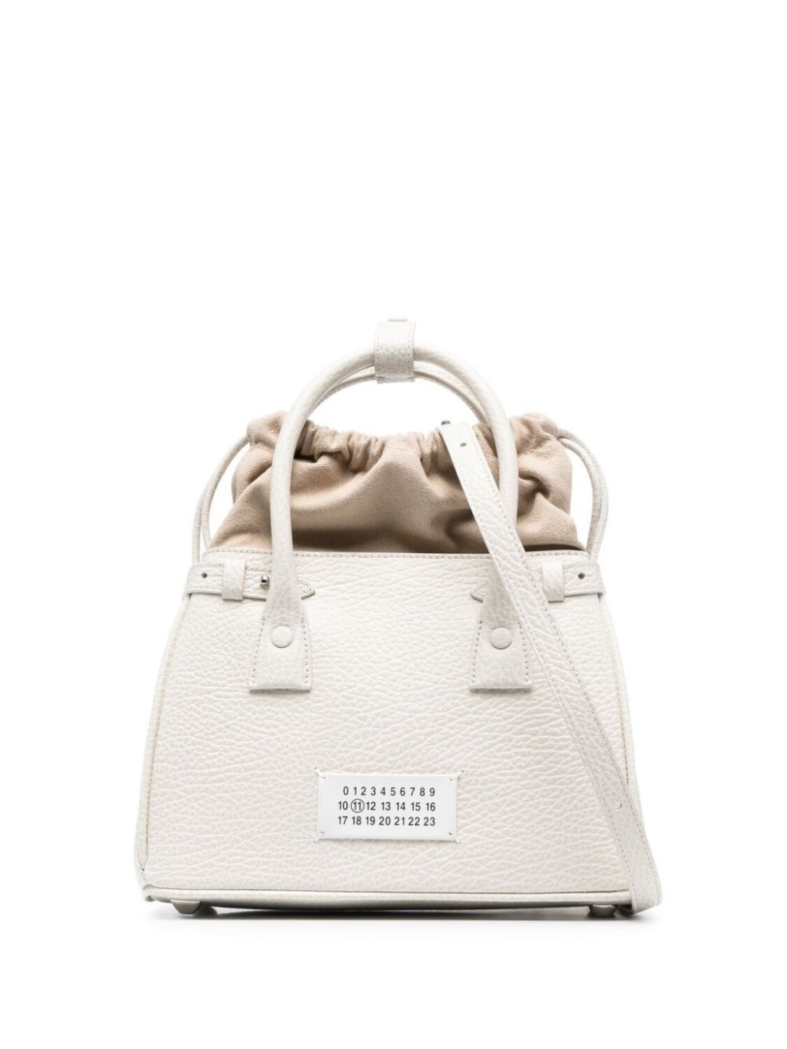 

Maison Margiela мини-сумка 5AC с кулиской, нейтральный цвет