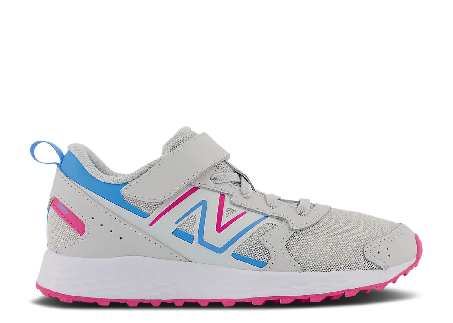 

Кроссовки New Balance Fresh Foam 650 Bungee Lace Top Strap Big Kid 'Summer Fog Hi-Pink', серый