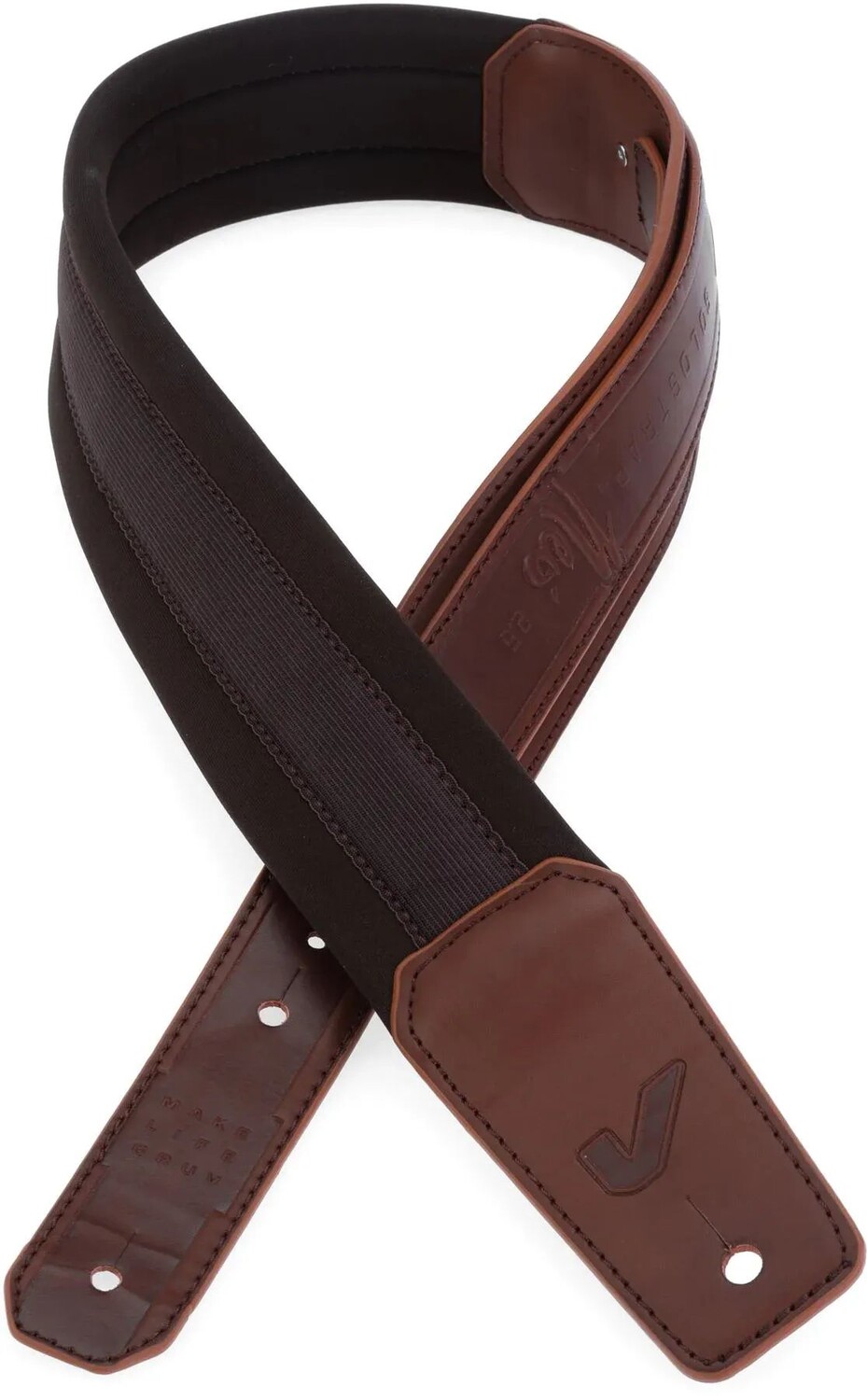 

Gruv Gear SoloStrap Neo — неопреновый ремешок для гитары шириной 2,5 дюйма — шоколадный