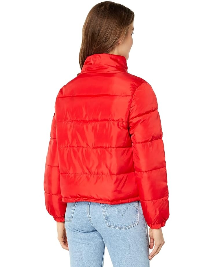 

Куртка U.S. POLO ASSN. Cropped Puffer Jacket, цвет Racing Red