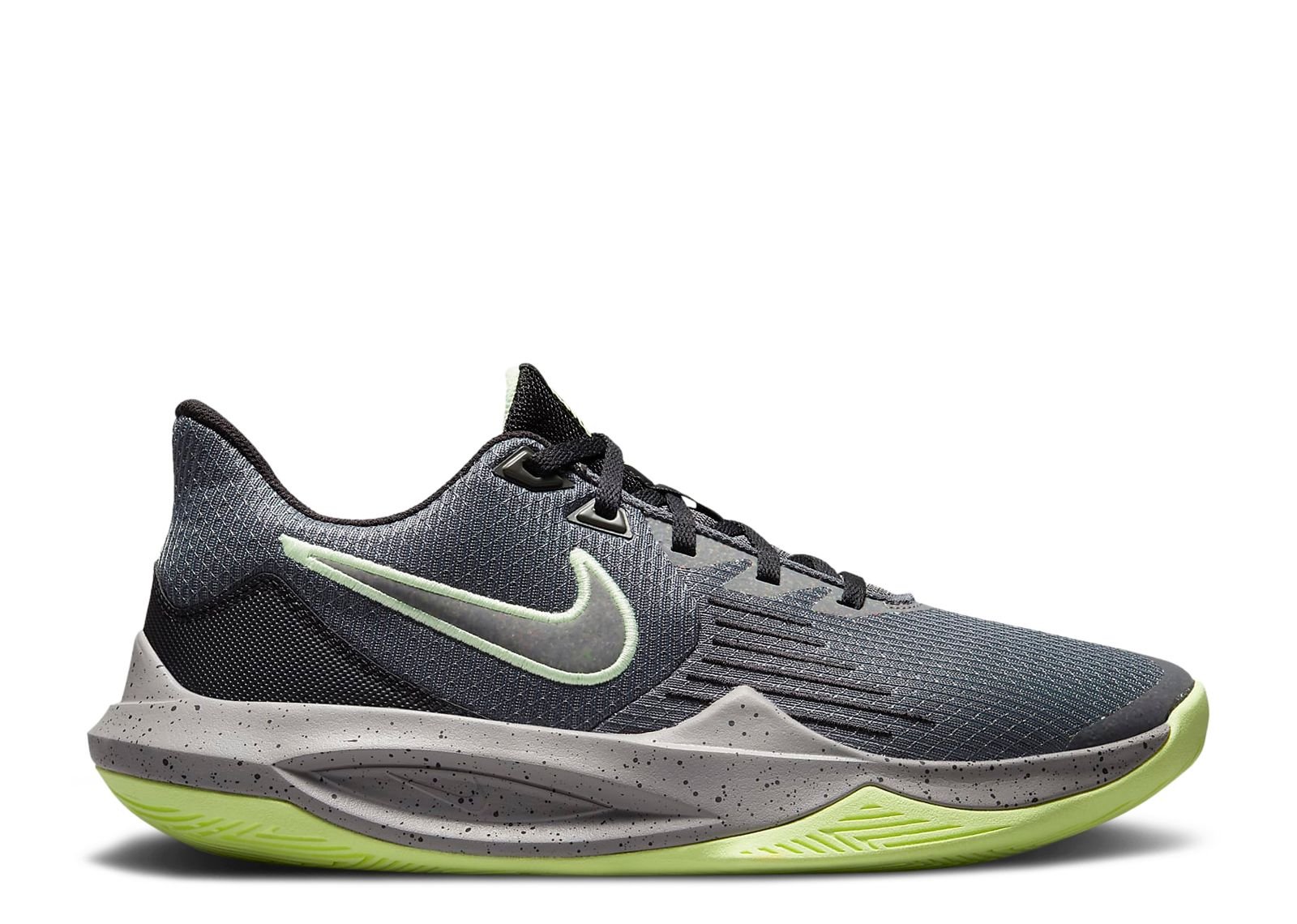 

Кроссовки Nike Precision 5 'Iron Grey Barely Volt', черный, Черный;серый