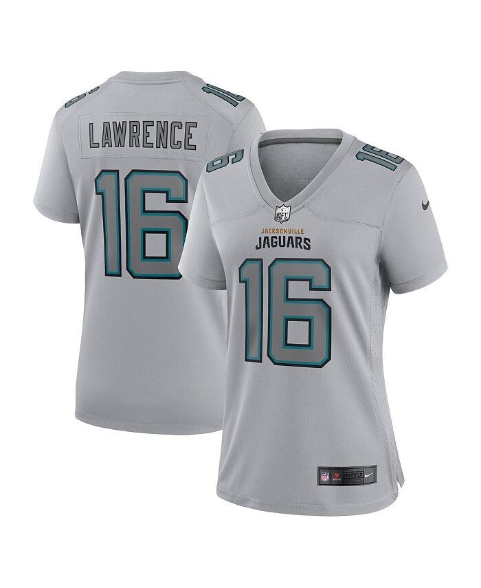 

Женское джерси Trevor Lawrence Grey Jacksonville Jaguars Atmography Fashion Game Джерси Nike, серый