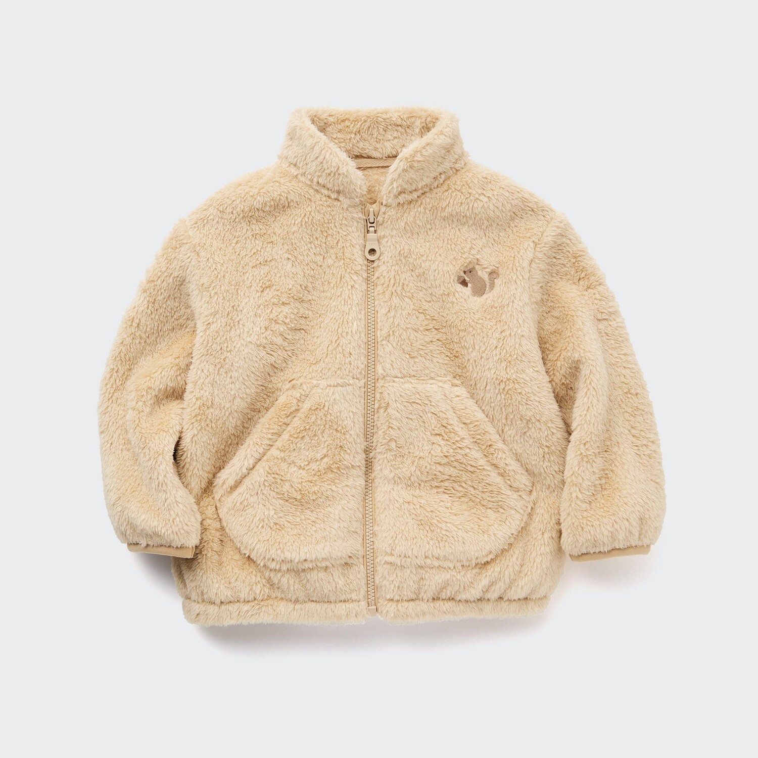 

Куртка UNIQLO флисовая из меха, бежевый