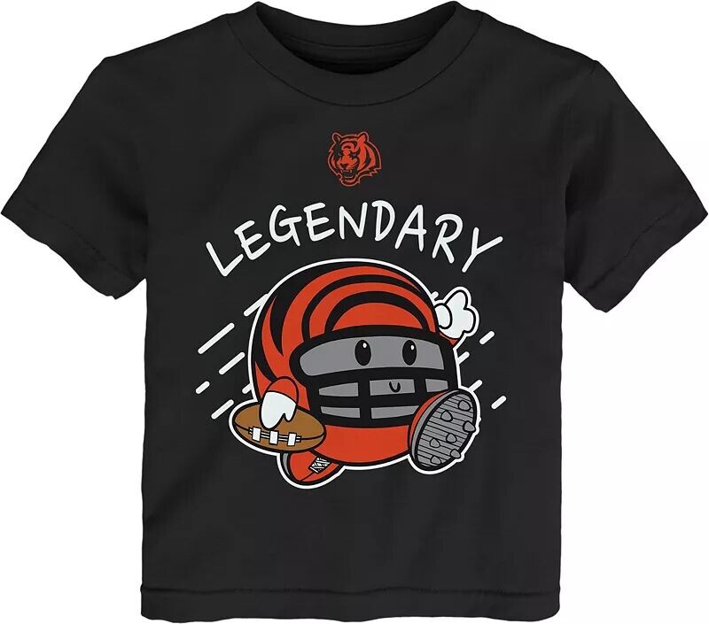 

Nfl Team Apparel Для малышей черная футболка Cincinnati Bengals Poki