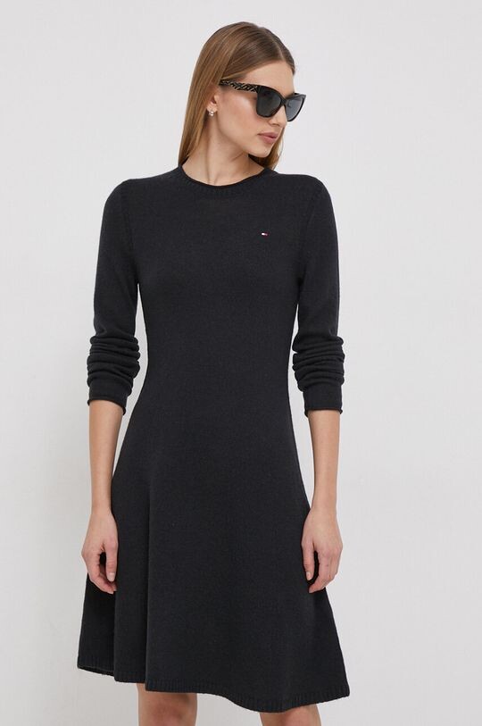 

Шерстяное платье Tommy Hilfiger, черный