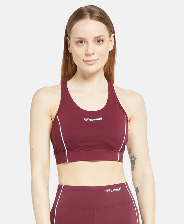 

Спортивный бюстгальтер Hummel, бордо