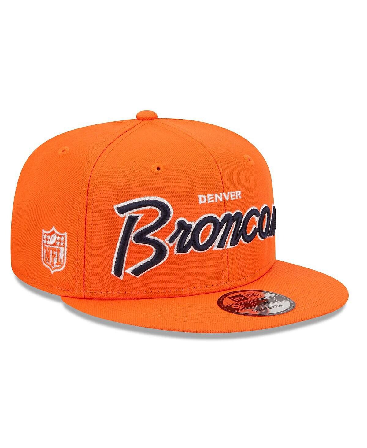 

Мужская оранжевая бейсболка Denver Broncos Script 9FIFTY Snapback New Era