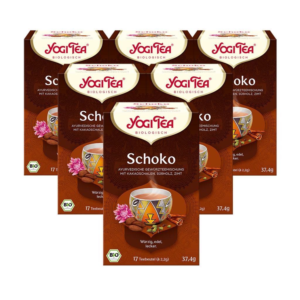 

6 xYOGI ЧАЙ Шоколад | 6 х 37,4 г Yogi Tea