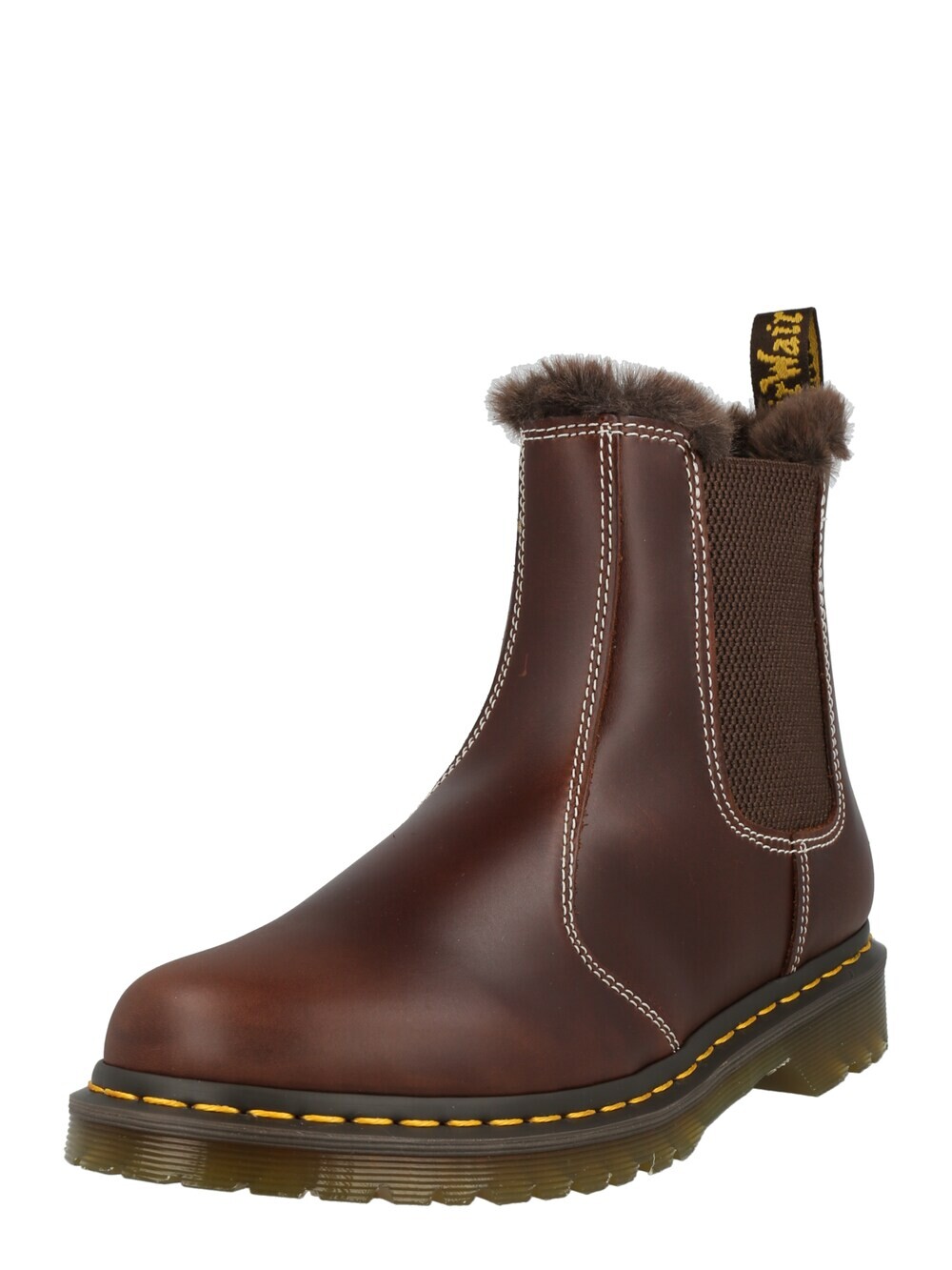

Ботинки Челси Dr. Martens Leonore, темно коричневый