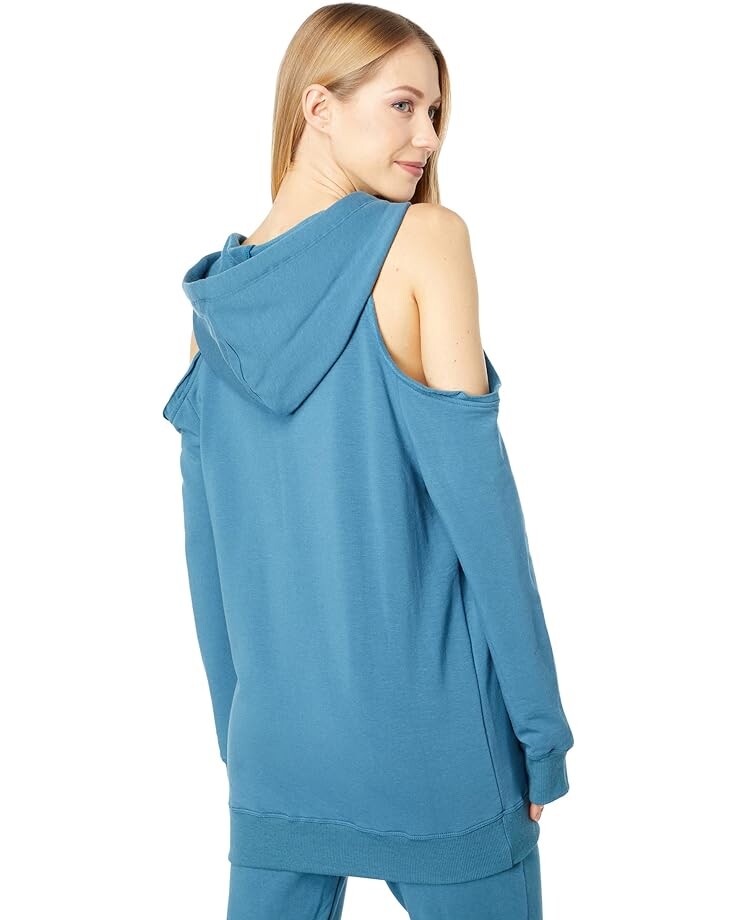 цена Пуловер Kickee Pants Fleece Open Shoulder Pullover, цвет Deep Sea