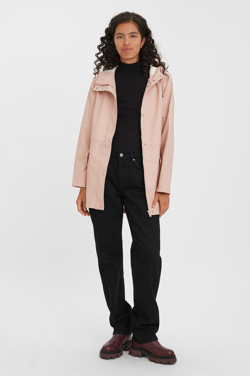 

Женский плащ с капюшоном и длинными рукавами Vero Moda, коричневый