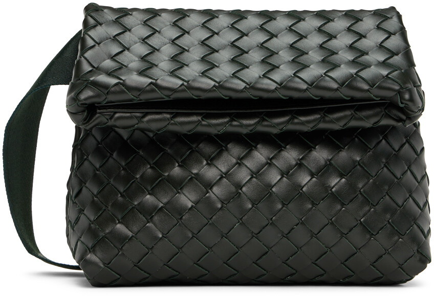 

Зеленая классическая сумка Intrecciato Bottega Veneta