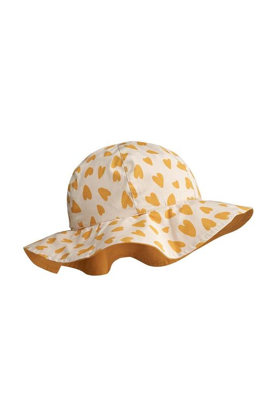 Двусторонняя шапка для мальчиков и девочек Amelia Reversible Sun Hat Liewood, желтый