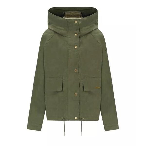 

Куртка nith showerproof hooded jacket Barbour, зеленый