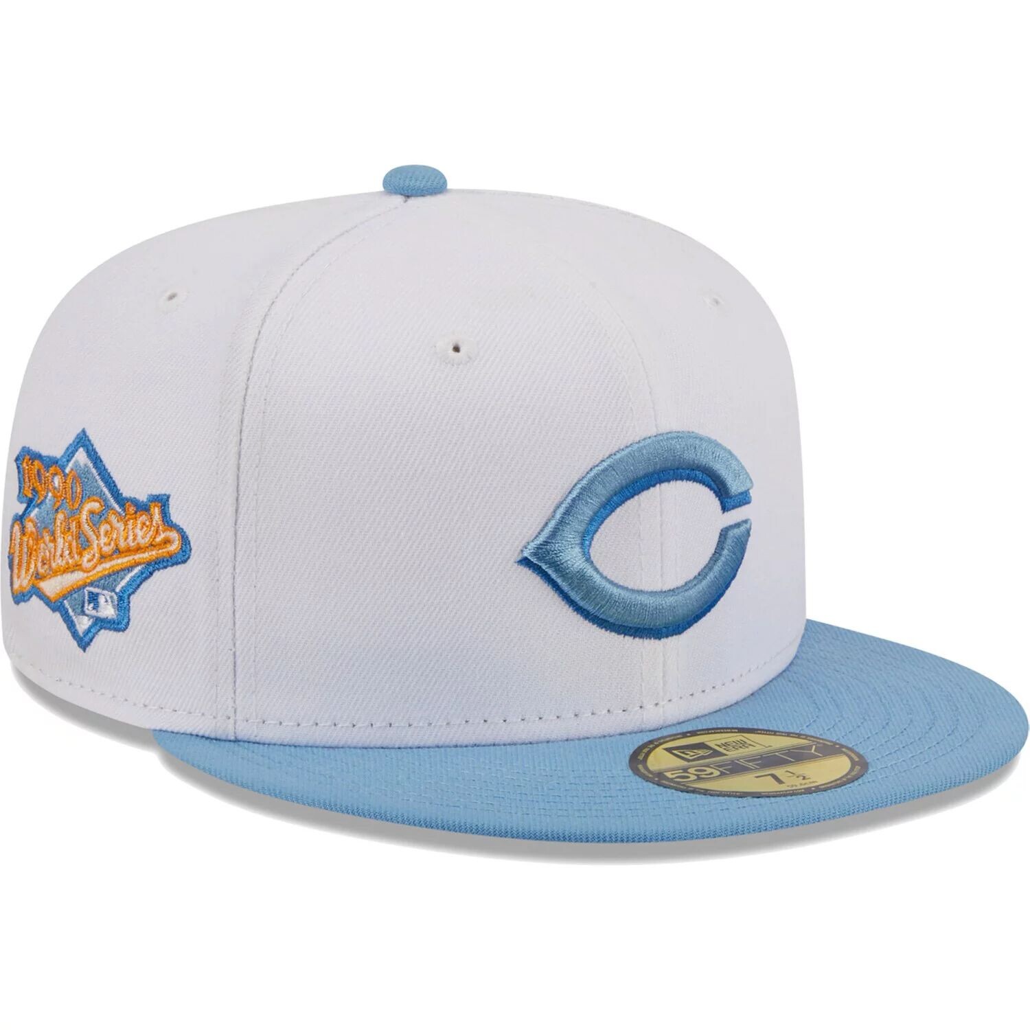 

Мужская приталенная шляпа New Era White Cincinnati Reds Sky 59FIFTY