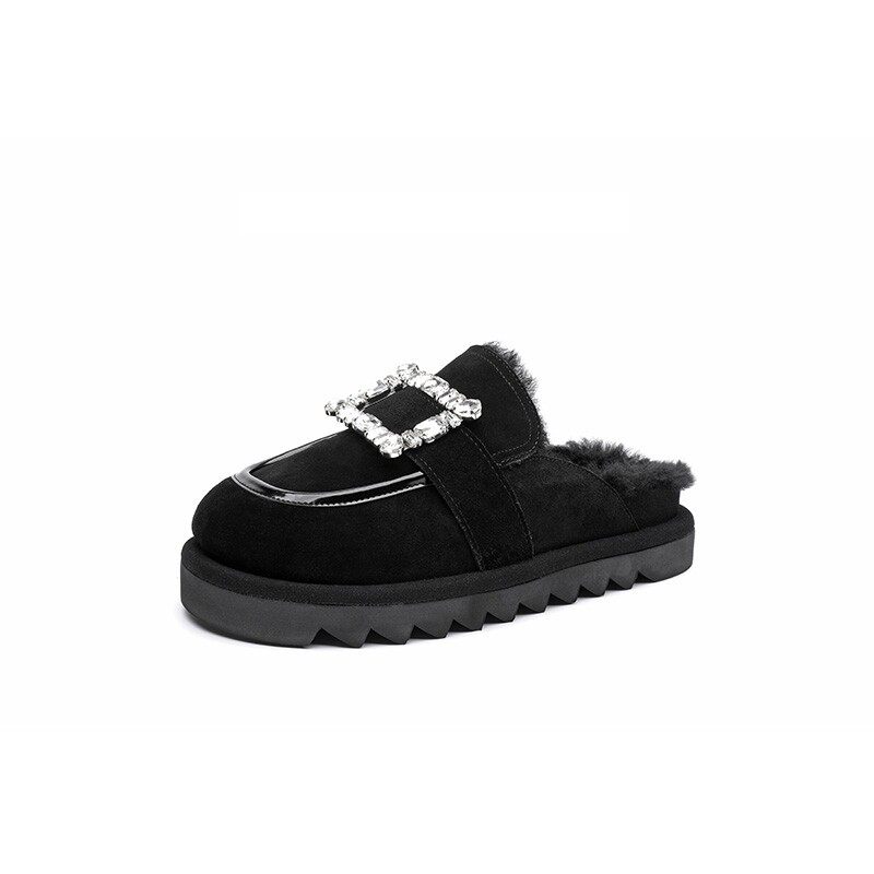

Мюли женские с закрытым носком женские Moon Buds, цвет Velvet black 01T