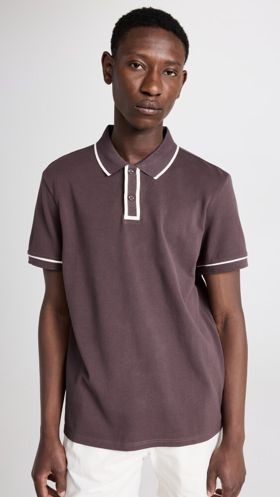 

Поло Club Monaco Linear Tipped