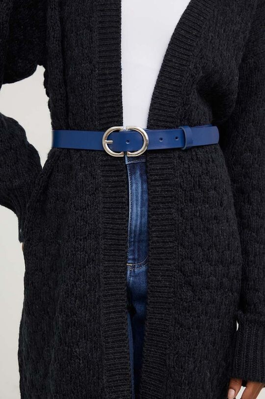 

Кожаный ремень Answear Lab, фиолетовый