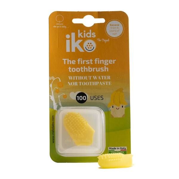 

Iko Kids Natural Szczoteczka Na Palec Bananowa детская зубная щетка, 1 шт.