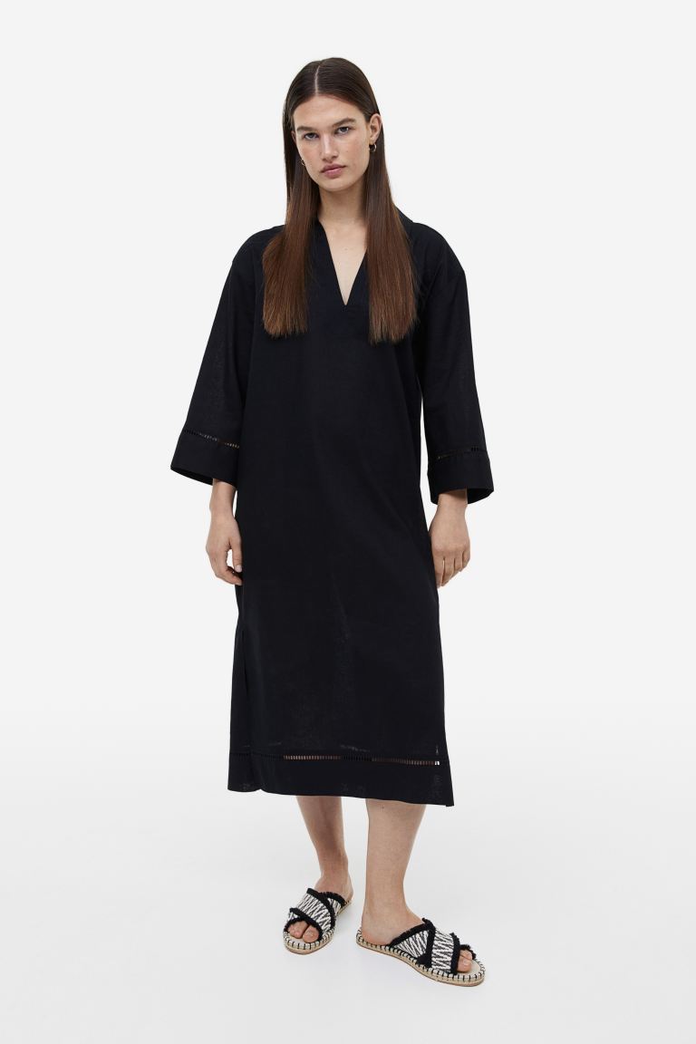 цена Платье-туника из смесового льна H&M