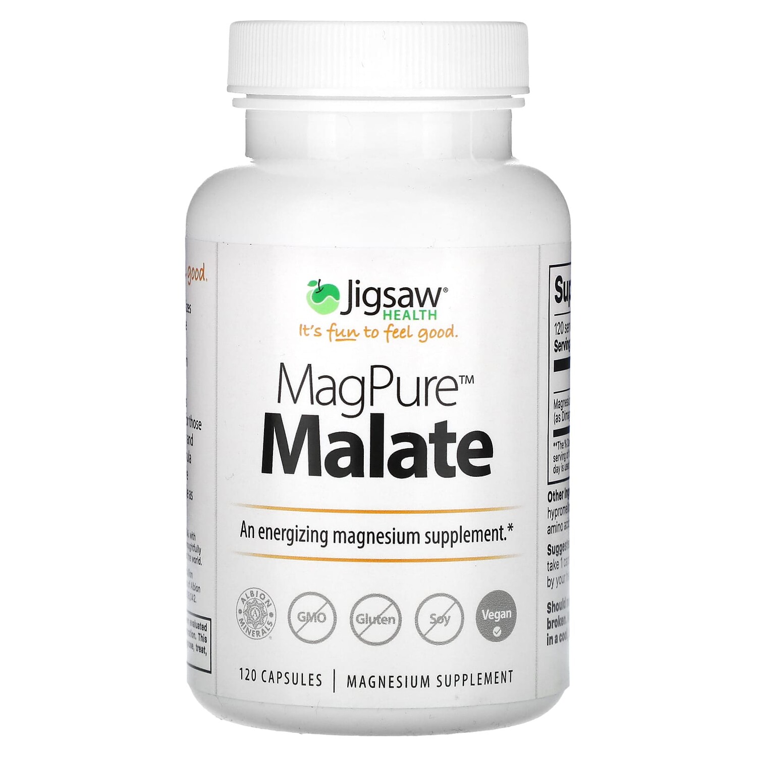 

MagPure малат, 120 капсул, Jigsaw Health