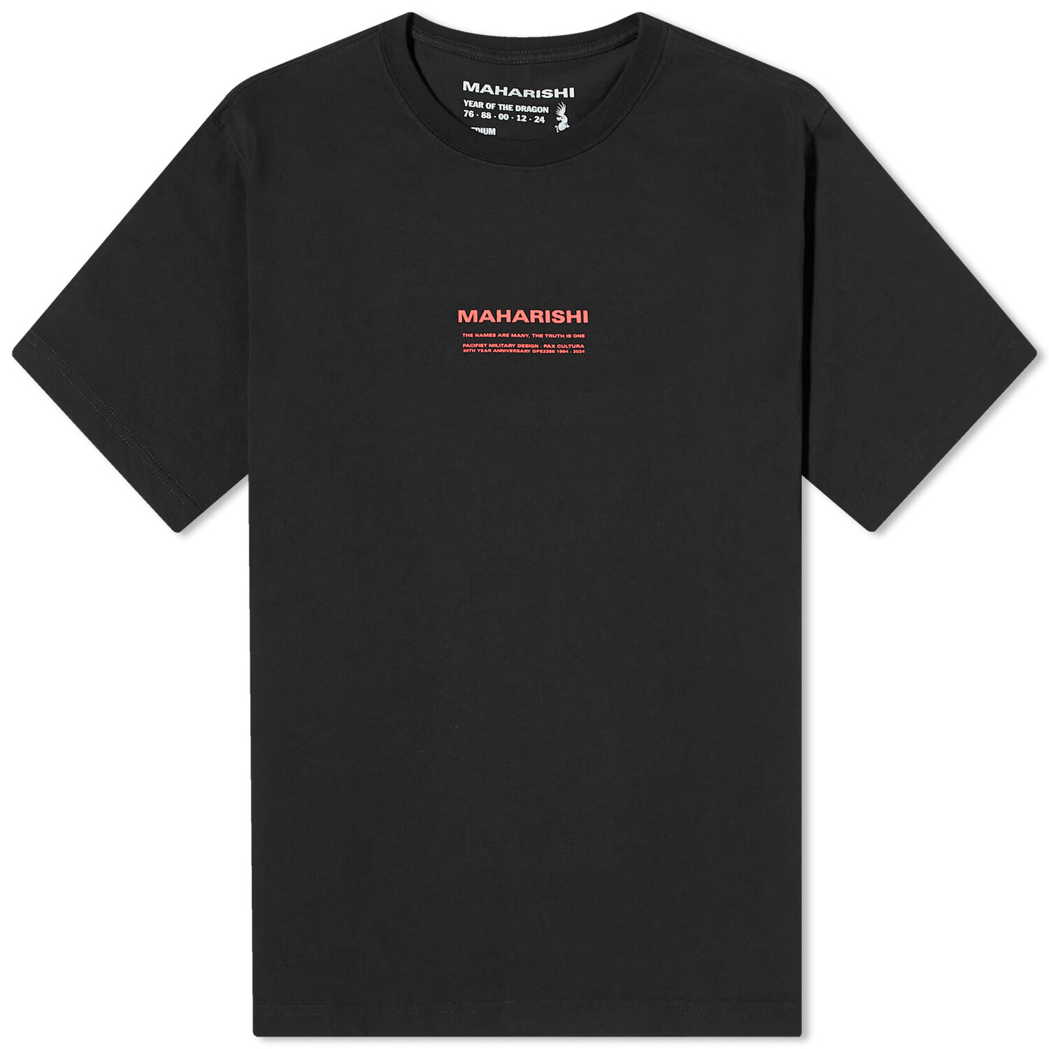

Футболка Maharishi 30Th Anniversary Aum T-Shirt, черный