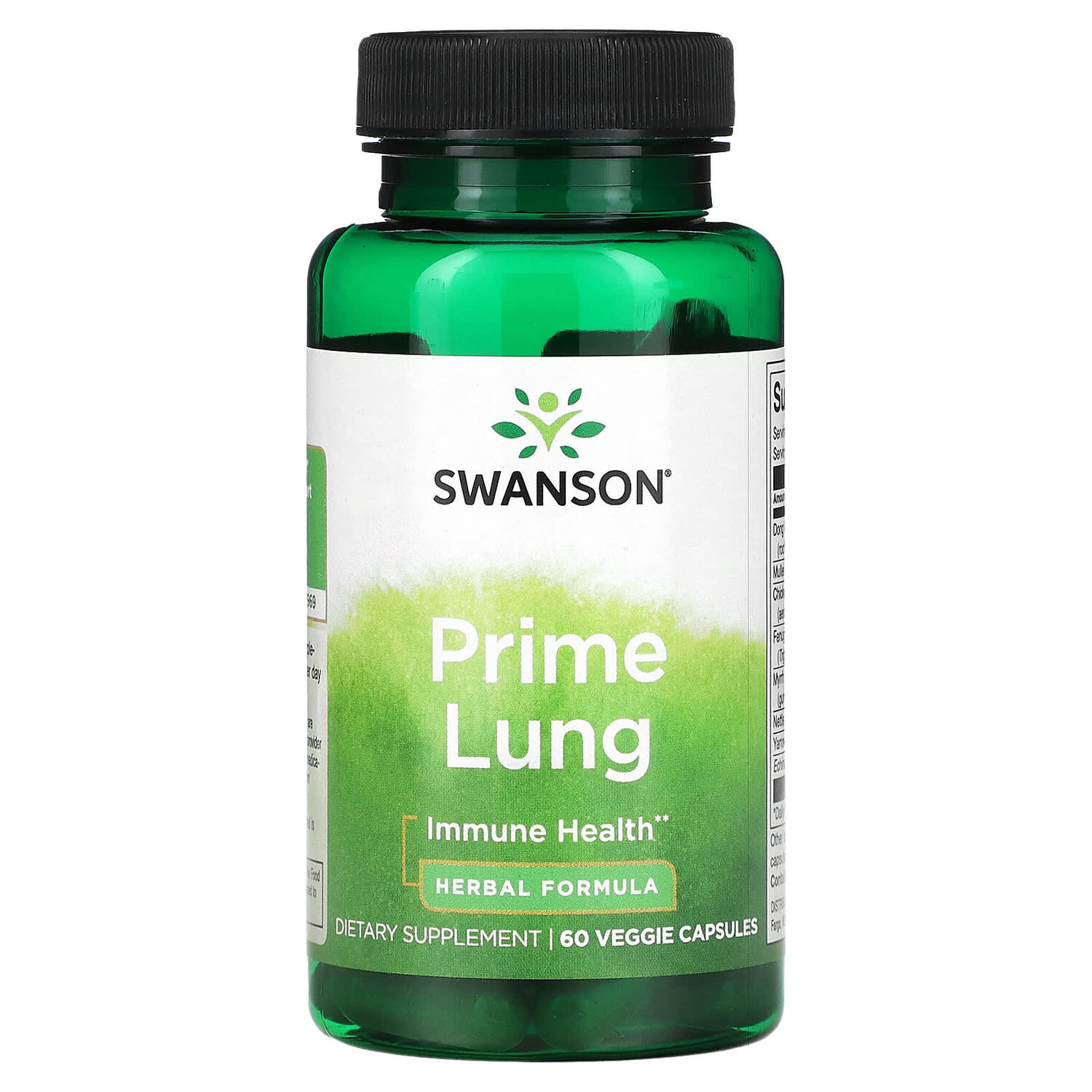 

Prime Lung, 60 растительных капсул, Swanson