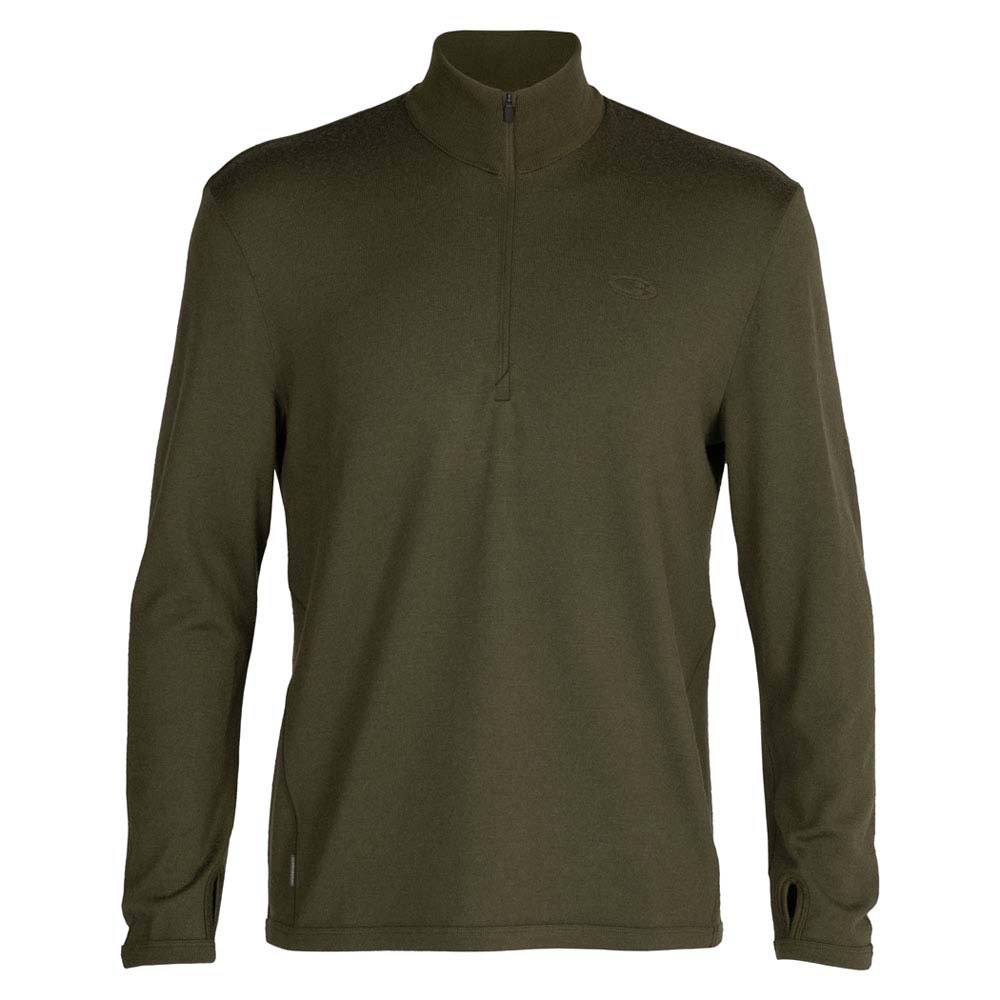 

Толстовка Icebreaker Original Half Zip Merino, зеленый