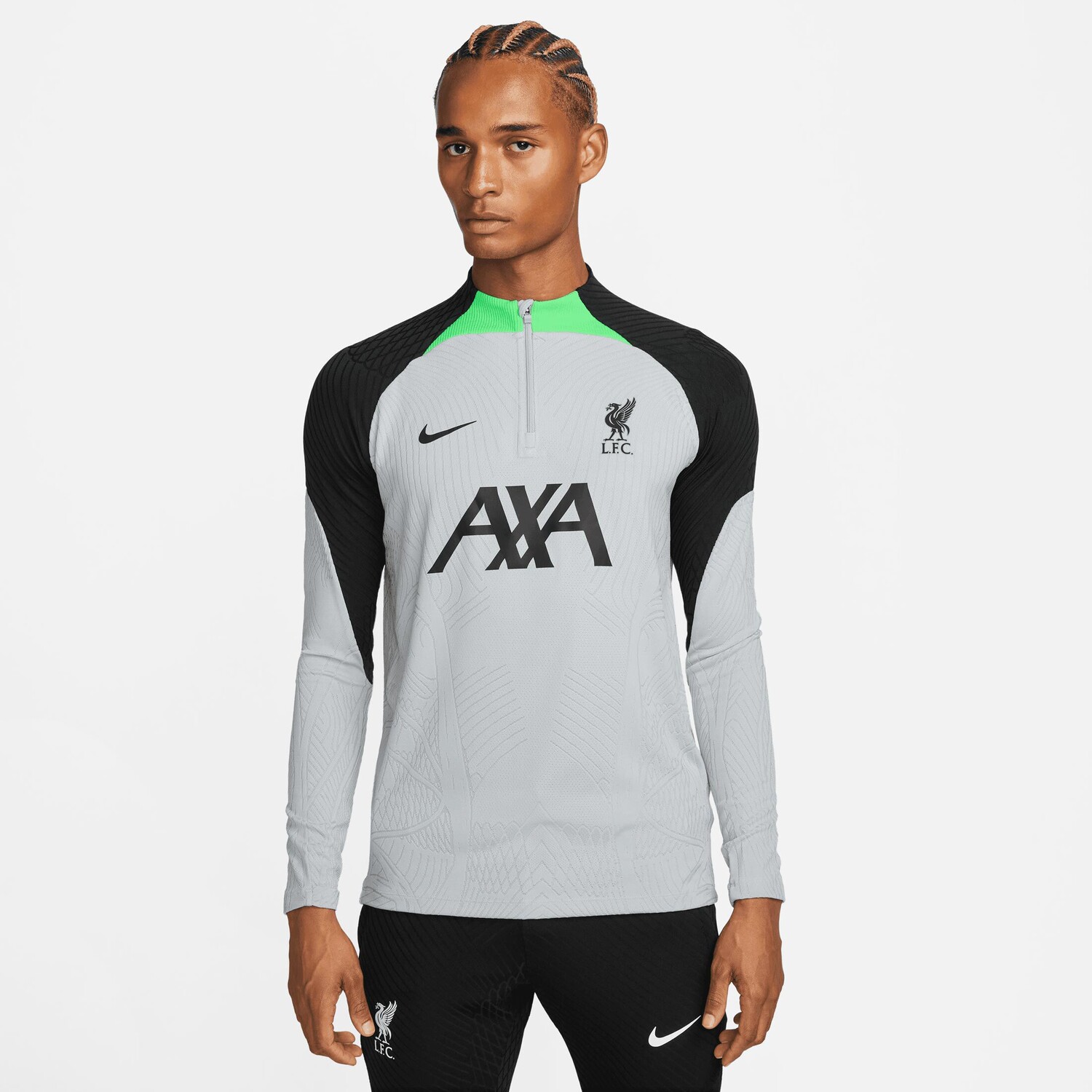

Толстовка Nike Trainingspullover FC Liverpool Strike Elite, цвет grau/grün