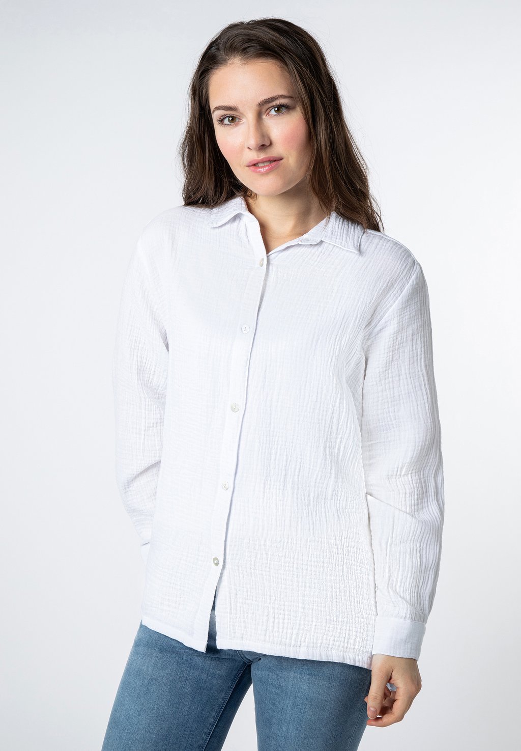 Блузка-рубашка Sublevel, цвет white