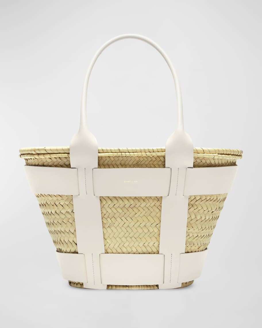 

Большая сумка Santorini Caged из рафии DeMellier