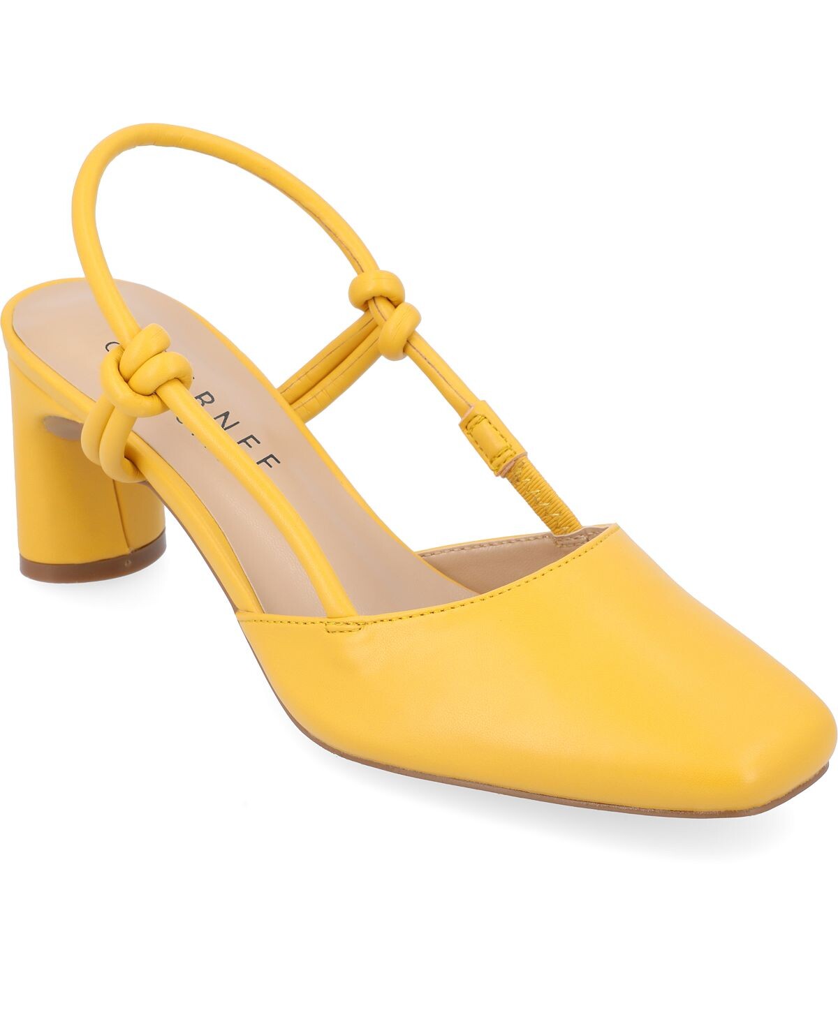 

Женские туфли на каблуке Margeene Journee Collection, желтый