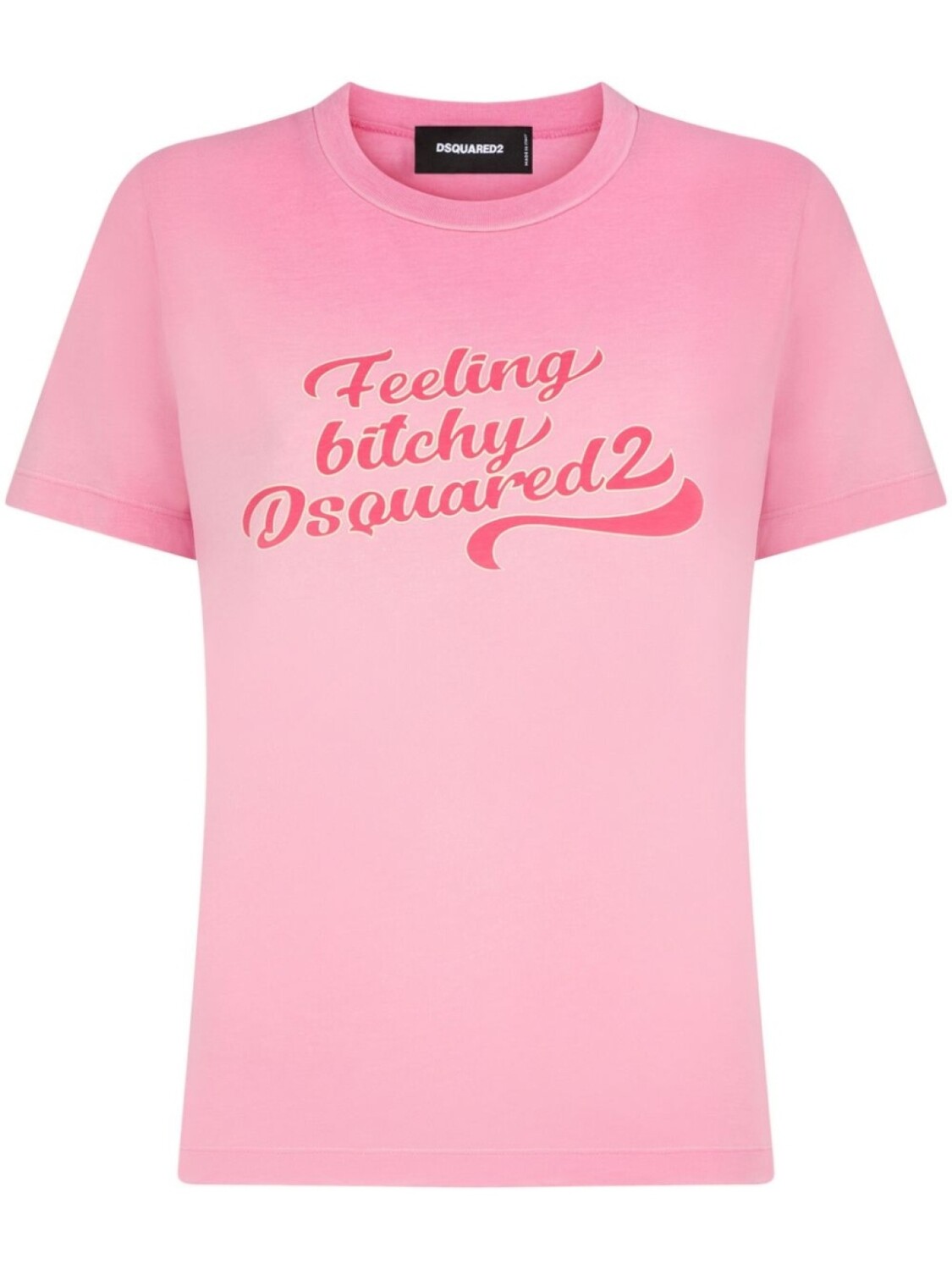 

Dsquared2 футболка с логотипом, розовый