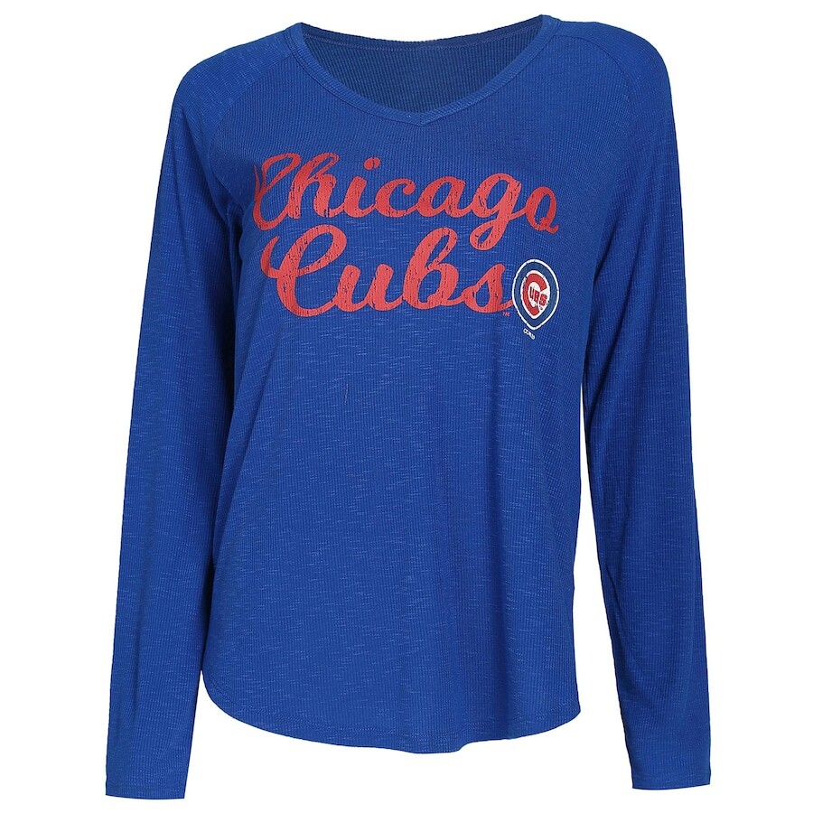 

Футболка с длинным рукавом Concepts Sport Chicago Cubs, роял