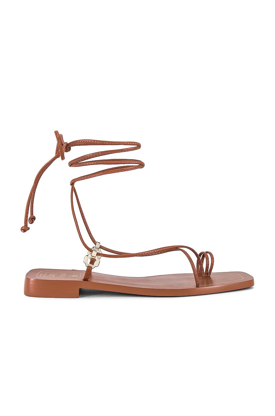 

Сандалии Larroude Portofino Flat, цвет Caramel