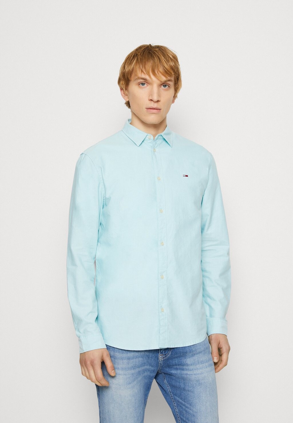 

Рубашка КЛАССИЧЕСКАЯ ОКСФОРДСКАЯ РУБАШКА Tommy Jeans, Ocean Tide
