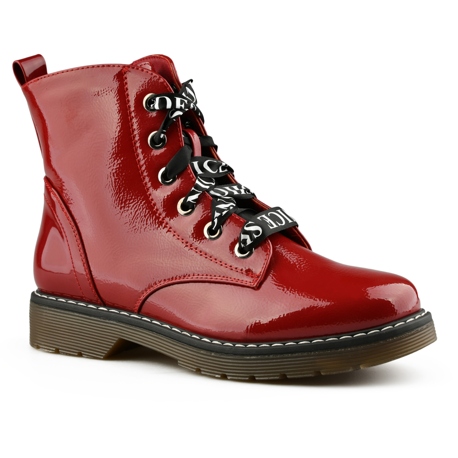 Женские повседневные ботинки красные Tendenz ботинки на шнурках женские tamaris черный золото 38