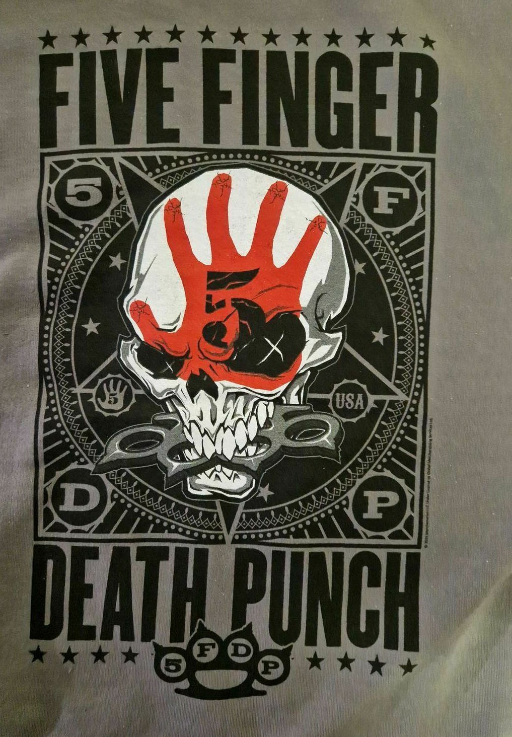 

Толстовка FIVE FINGER DEATH PUNCH OBEY rockshirts, серый