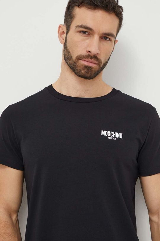 Пляжная футболка Moschino Underwear, черный