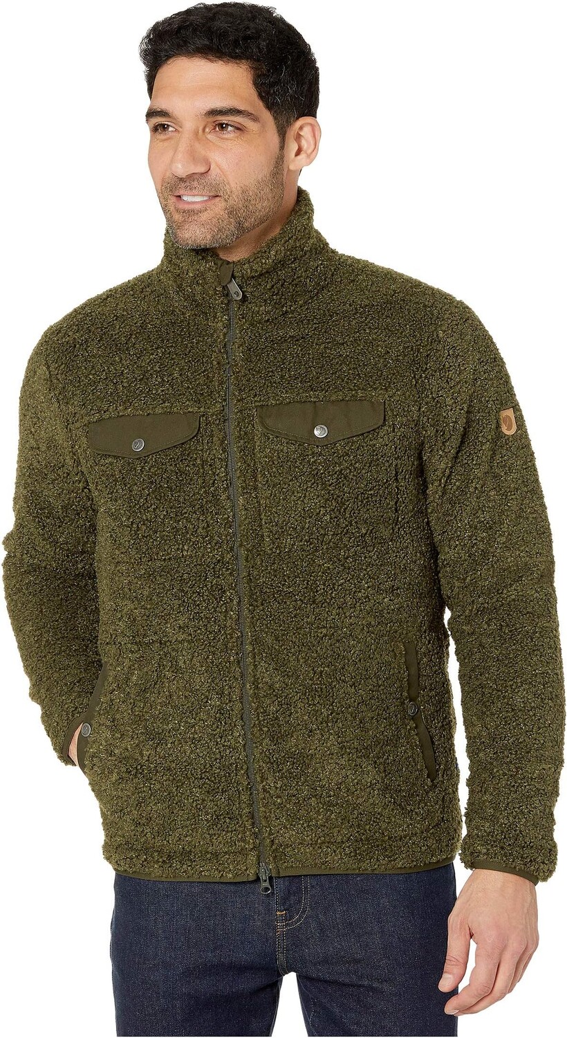 

Куртка Greenland Pile Fleece Fjällräven, цвет Deep Forest