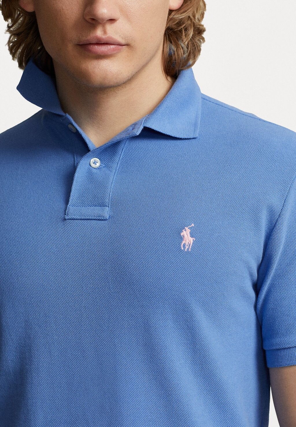 

Рубашка-поло Short Sleeve Polo Ralph Lauren, цвет new england blue