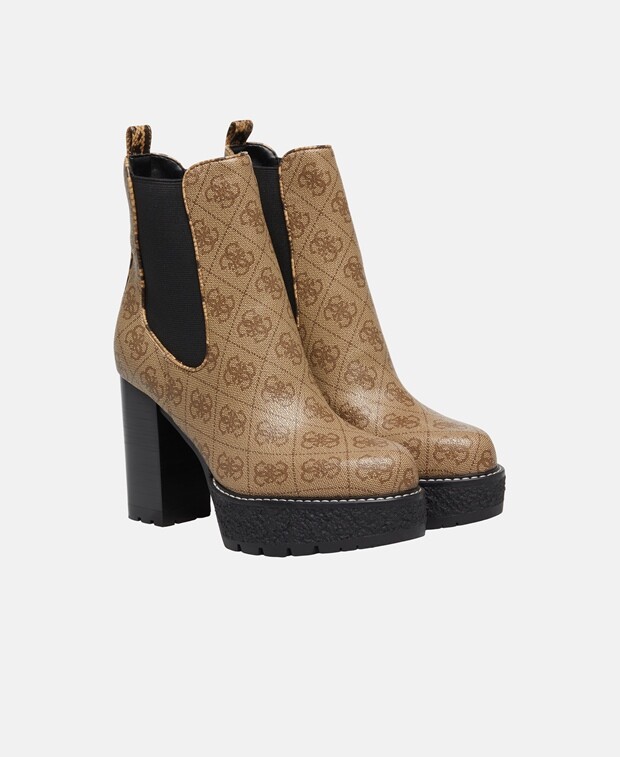 

Ботинки челси Guess, бежевый