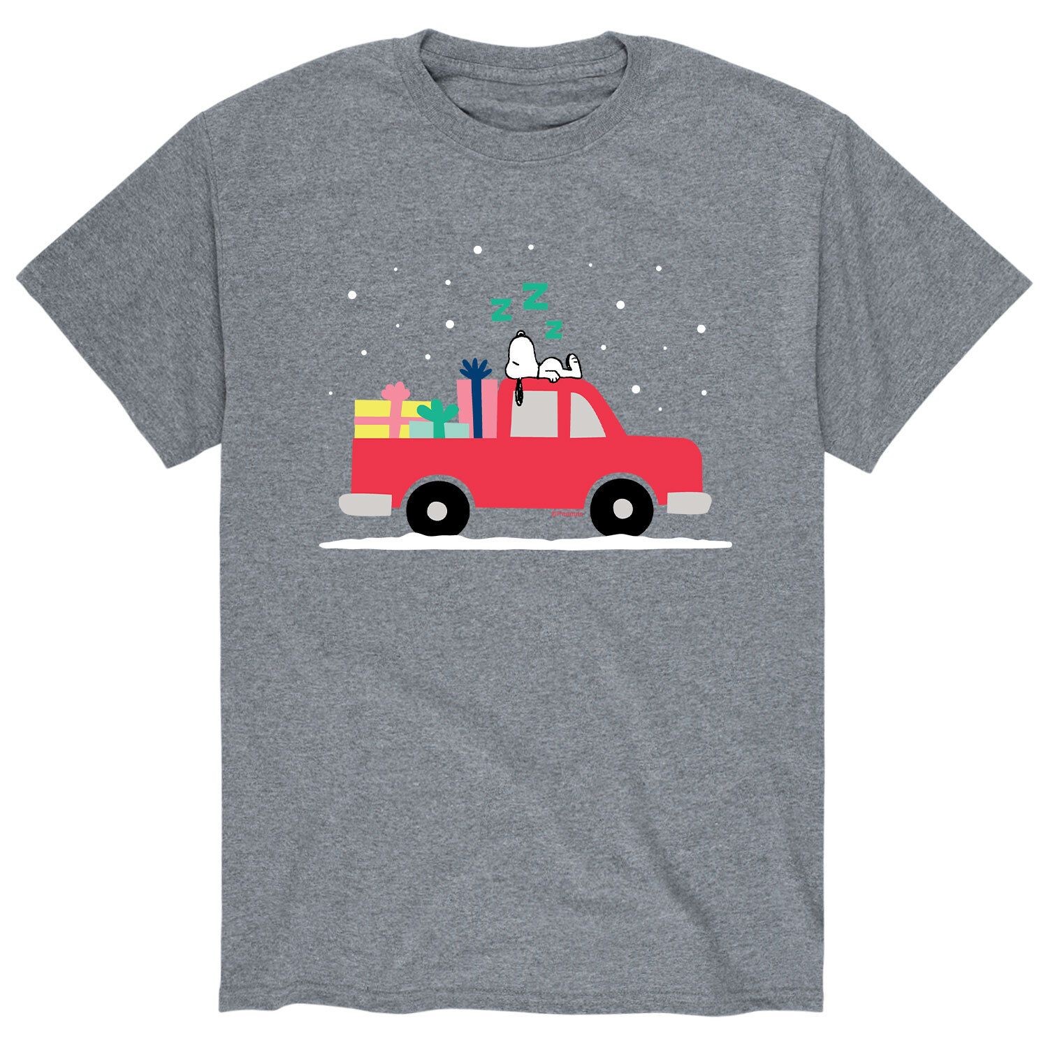 

Мужская футболка Holiday Truck с арахисом Licensed Character