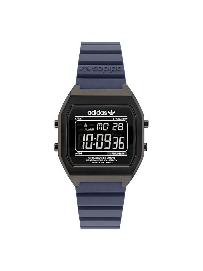 

Часы Street Digital Two AOST22077 adidas, черный/темно-синий