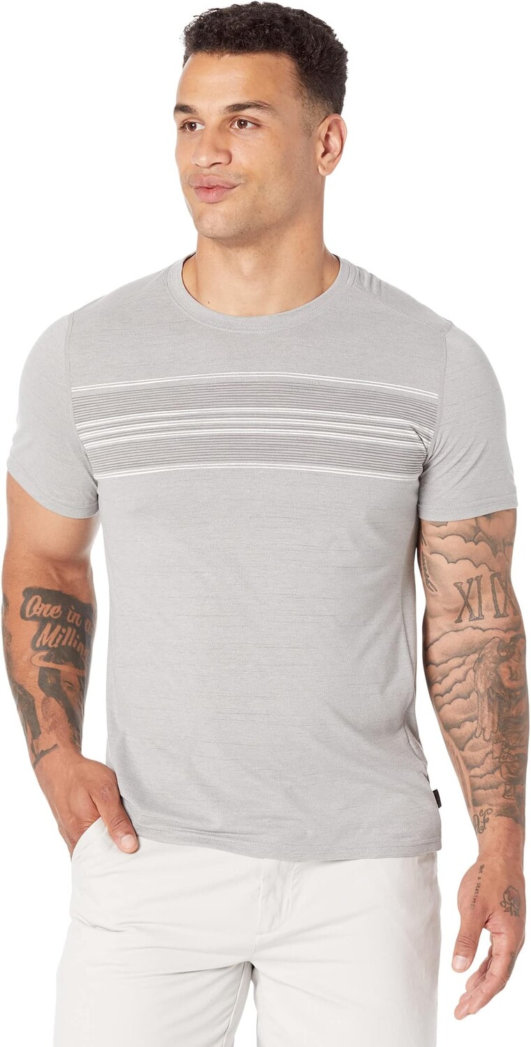 

Графика Prospect Heights с коротким рукавом Prana, цвет Grey Stripe 2