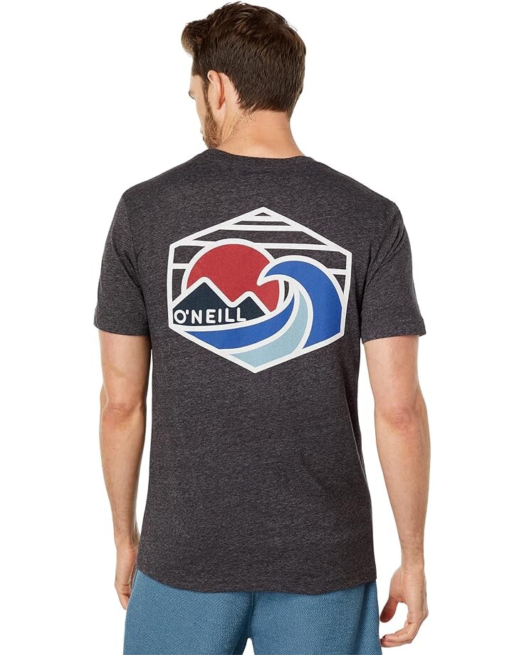 

Футболка O'Neill Glassy Short Sleeve Tee, цвет Black Heather